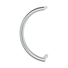 Hop&shy;pe deur&shy;greep D-ron&shy;de buis ver&shy;kropt de&shy;luxe BA11 - 350 mm RVS