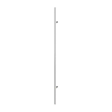 Hop&shy;pe deur&shy;greep T-ron&shy;de buis recht de&shy;luxe BA20 - 1400 mm RVS