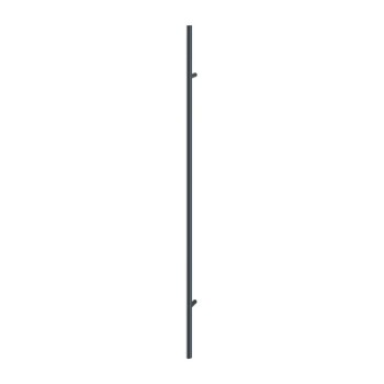 Hoppe deurgreep T-ronde buis recht deluxe BA20 - 1800 mm zwart