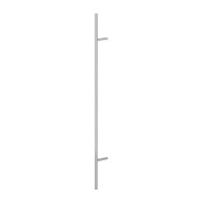 Hop&shy;pe deur&shy;greep T-ron&shy;de buis schuin de&shy;luxe BA22 - 1800 mm RVS