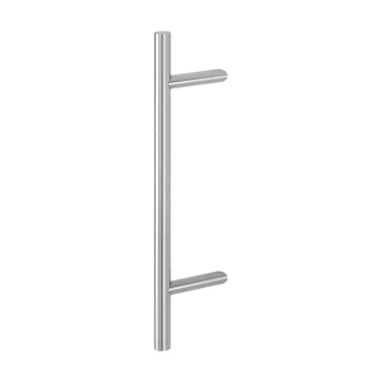 Hoppe deurgreep T-ronde buis schuin deluxe BA22 - 600 mm RVS