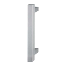 Hop&shy;pe deur&shy;greep T-vier&shy;kan&shy;te buis recht de&shy;luxe BA35 - 600 mm RVS
