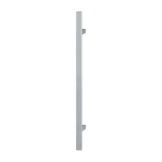 Hop&shy;pe deur&shy;greep T-vier&shy;kan&shy;te buis recht de&shy;luxe BA44 - 1000 mm RVS