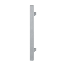 Hop&shy;pe deur&shy;greep T-vier&shy;kan&shy;te buis recht de&shy;luxe BA44 - 600 mm RVS