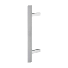 Hop&shy;pe deur&shy;greep T-vier&shy;kan&shy;te buis schuin de&shy;luxe BA46 - 600 mm RVS