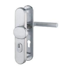 Hop&shy;pe Am&shy;ster&shy;dam vei&shy;lig&shy;heids&shy;be&shy;slag knop/kruk - F69 - PC55 LS met kern&shy;trek&shy;be&shy;vei&shy;li&shy;ging RVS (af&shy;ge&shy;rond) - SKG***