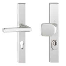 Hop&shy;pe Am&shy;ster&shy;dam smal&shy;schild knop/kruk - alu&shy;mi&shy;ni&shy;um F1 - PC55 RS met kern&shy;trek&shy;be&shy;vei&shy;li&shy;ging (recht&shy;hoe&shy;kig) - SKG***