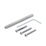 Hoppe London veiligheidsbeslag kruk/kruk - Aluminium F1 - PC55 - SKG*** 