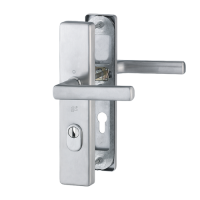 Hoppe Dallas veiligheidsbeslag kruk/kruk - F69 - PC55 met kerntrekbeveiliging RVS - SKG***