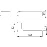 Hoppe Dallas veiligheidsbeslag kruk/kruk - aluminium F1 - PC92 met kerntrekbeveiliging (rechthoekig) - SKG*** Hoppe Dallas veiligheidsbeslag kruk/kruk - aluminium F1 - PC92 met kerntrekbeveiliging (rechthoekig) - SKG***