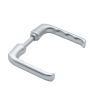 Hoppe London veiligheidsbeslag kruk/kruk - Aluminium F1 - PC55 - SKG*** 