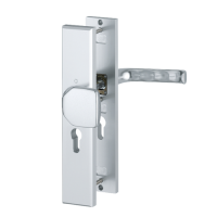 Hoppe London veiligheidsbeslag knop/kruk - Aluminium F1 - PC55 - LS - SKG*** 