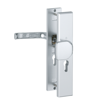 Hoppe London veiligheidsbeslag knop/kruk - Aluminium F1 - PC55 RS - SKG***