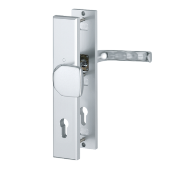 Hoppe London veiligheidsbeslag knop/kruk - Aluminium F1 - PC92 LS - SKG*** 