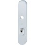 Hoppe Tokyo veiligheidsbeslag kruk/kruk - Aluminium F1 - PC72 met kerntrekbeveiliging (afgerond) - SKG***