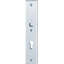 Hoppe Amsterdam veiligheidsbeslag kruk/kruk - Aluminium F1 - PC72 met kerntrekbeveiliging (rechthoekig) - SKG***