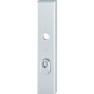 Hoppe Amsterdam veiligheidsbeslag kruk/kruk - Aluminium F1 - PC72 met kerntrekbeveiliging (rechthoekig) - SKG***