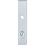 Hoppe Amsterdam veiligheidsbeslag kruk/kruk - Aluminium F1 - PC92 met kerntrekbeveiliging (rechthoekig) - SKG***