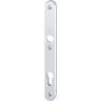 Hoppe Tokyo smalschild knop/kruk - Aluminium F1 - PC92 RS met kerntrekbeveiliging (afgerond) - SKG***