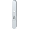 Hoppe Bonn smalschild knop/kruk - aluminium F1 - PC55 LS met kerntrekbeveiliging (afgerond) - SKG***