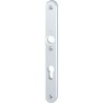 Hoppe Tokyo smalschild kruk/kruk - Aluminium F1 - PC72 met kerntrekbeveiliging (afgerond) - SKG***