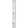 Hoppe London smalschild knop/kruk - Aluminium F1 - PC92 RS met kerntrekbeveiliging (rechthoekig) - SKG***