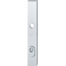 Hoppe London smalschild knop/kruk - Aluminium F1 - PC92 RS met kerntrekbeveiliging (rechthoekig) - SKG***