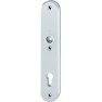 Hoppe Tokyo veiligheidsbeslag knop/kruk - Aluminium F1 - PC92 LS (afgerond) - SKG***