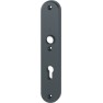 Hoppe Amsterdam veiligheidsbeslag knop/kruk PC92 RS met kerntrekbeveiliging - zwart (afgerond) - SKG***