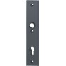 Hoppe Amsterdam veiligheidsbeslag knop/kruk PC92 RS met kerntrekbeveiliging - zwart (rechthoekig) - SKG***