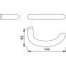 Hoppe Marseille deurkrukken - RVS - 62 t/m 67 mm Hoppe Marseille deurkrukken - RVS - 62 t/m 67 mm