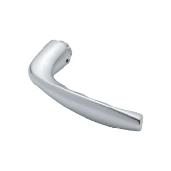 Hoppe New York deurkruk - gatdeel - aluminium F1