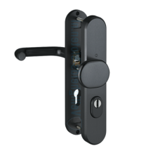 Hop&shy;pe Pa&shy;ris vei&shy;lig&shy;heids&shy;be&shy;slag knop/kruk PC72 RS met kern&shy;trek&shy;be&shy;vei&shy;li&shy;ging - zwart (af&shy;ge&shy;rond) - SKG***