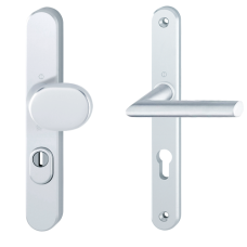 Hop&shy;pe Stock&shy;holm smal&shy;schild knop/kruk - alu&shy;mi&shy;ni&shy;um F1 - PC92 LS met kern&shy;trek&shy;be&shy;vei&shy;li&shy;ging (af&shy;ge&shy;rond) - SKG***