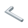 Hoppe Stockholm veiligheidsbeslag knop/kruk - aluminium F1 - PC92 RS met kerntrekbeveiliging (rechthoekig) - SKG***