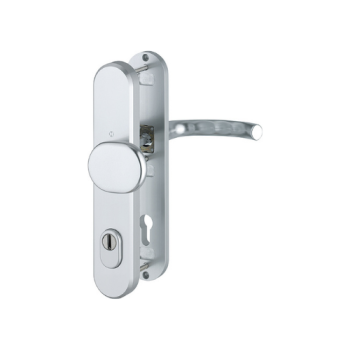 Hoppe Tokyo veiligheidsbeslag knop/kruk - Aluminium F1 - PC92 LS met kerntrekbeveiliging (afgerond) - SKG*** Hoppe Tokyo veiligheidsbeslag knop/kruk - Aluminium F1 - PC92 LS met kerntrekbeveiliging (afgerond) - SKG***