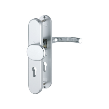 Hoppe Tokyo veiligheidsbeslag knop/kruk - Aluminium F1 - PC72 LS (afgerond) - SKG***