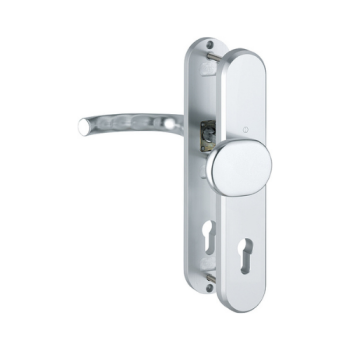 Hoppe Tokyo veiligheidsbeslag knop/kruk - Aluminium F1 - PC92 RS (afgerond) - SKG***