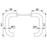 Hoppe Paris deurkrukken - RVS - 52 t/m 57 mm
