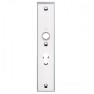 Hoppe London veiligheidsbeslag knop/kruk - Aluminium F1 - PC72 LS - met kerntrekbeveiliging (rechthoekig) - SKG***