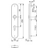 Hoppe los buitenschild F1 PC55 (afgerond) - SKG***