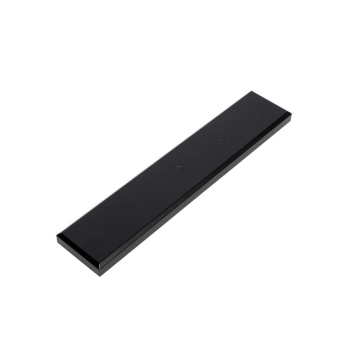 Hoppe geheel blind buitenschild zwart (rechthoekig) - SKG***