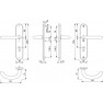 Hoppe Marseille veiligheidsbeslag kruk/kruk - Aluminium F1 - PC72 - SKG*** Hoppe Marseille veiligheidsbeslag kruk/kruk - Aluminium F1 - PC72 - SKG***