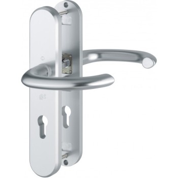 Hoppe Marseille veiligheidsbeslag kruk/kruk - Aluminium F1 - PC72 - SKG*** Hoppe Marseille veiligheidsbeslag kruk/kruk - Aluminium F1 - PC72 - SKG***