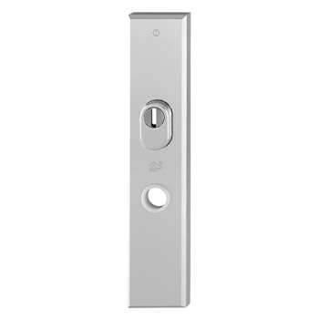 Hoppe senioren buitenschild F1 PC72 (S1) met kerntrekbeveiliging (rechthoekig) - SKG***