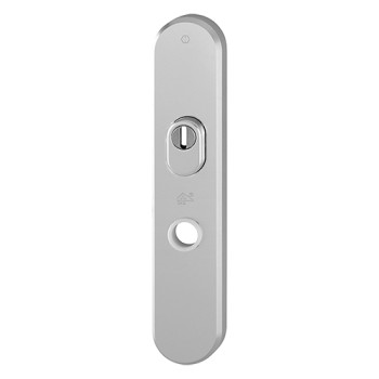 Hoppe senioren buitenschild F1 PC72 (S1) met kerntrekbeveiliging (afgerond) - SKG***