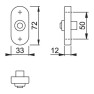 Hoppe Trondheim voordeurset met kerntrekbeveiliging (rond) RVS - DD54-74 mm - briefplaat naar buitendraaiend - SKG***