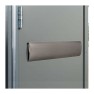 Hoppe Trondheim voordeurset met kerntrekbeveiliging (rond) RVS - DD54-74 mm - briefplaat naar buitendraaiend - SKG***