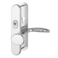 Hoppe Atlanta seniorenbeslag knop/kruk F1 PC72 LS met kerntrekbeveiliging (afgerond) - SKG***