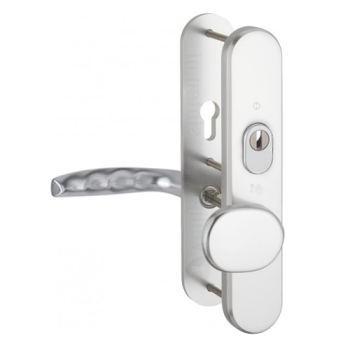 Hoppe Atlanta seniorenbeslag knop/kruk F1 PC72 RS met kerntrekbeveiliging (afgerond) - SKG***